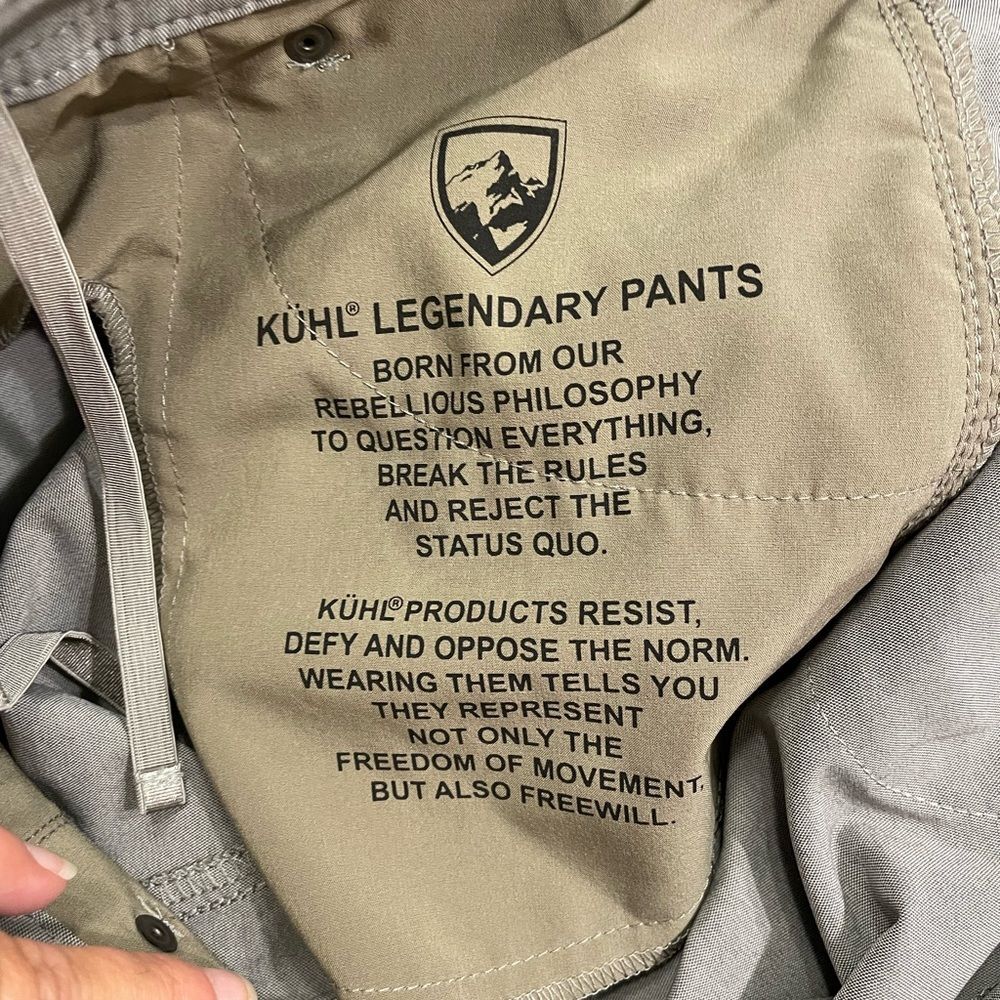New Kuhl midrise straight fit womens Trekr performance stretch hiking pant sz 12 - Picture 14 of 14